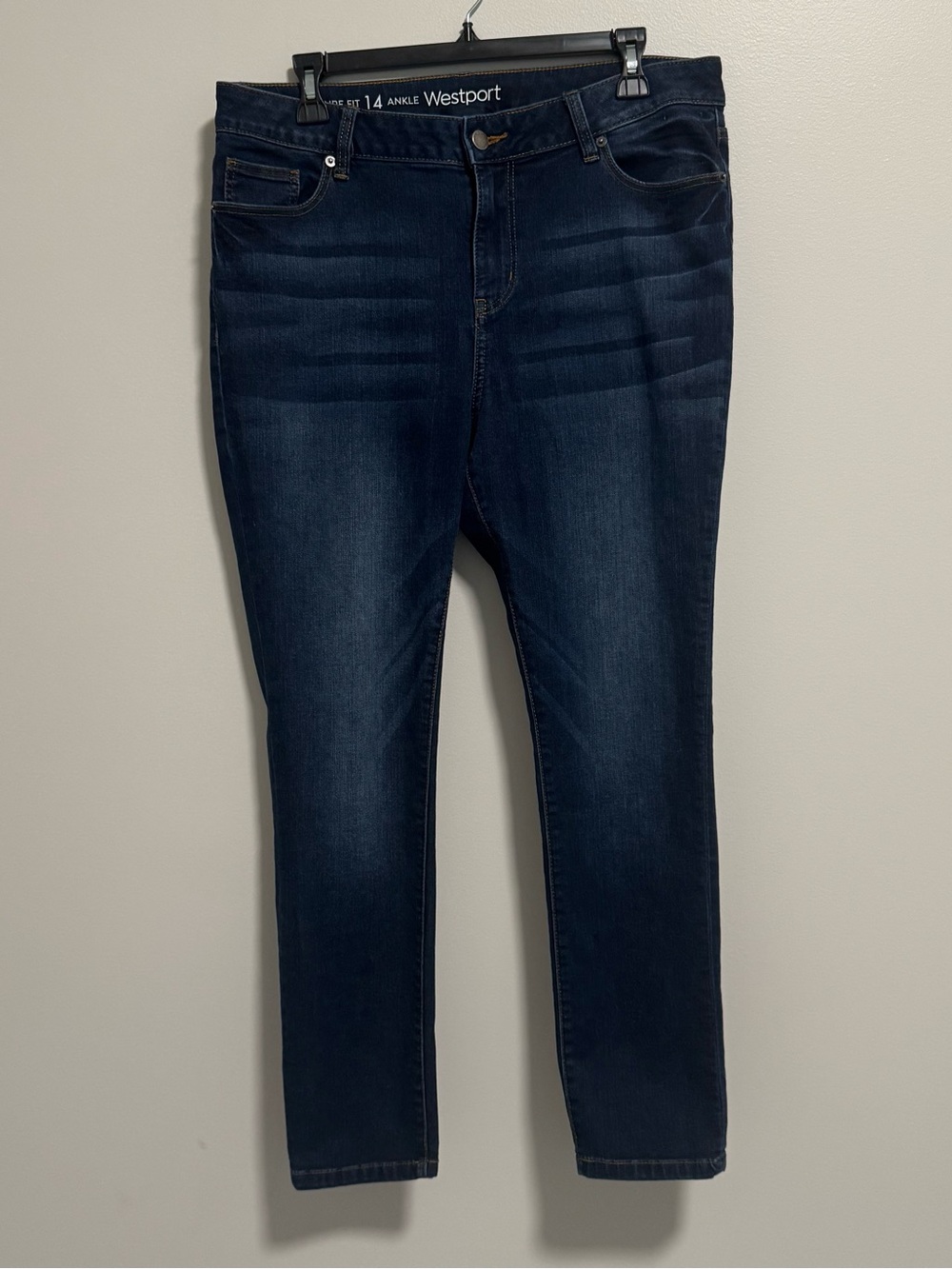 Westport Signature Fit Ankle Jeans Dark Wash Size 14